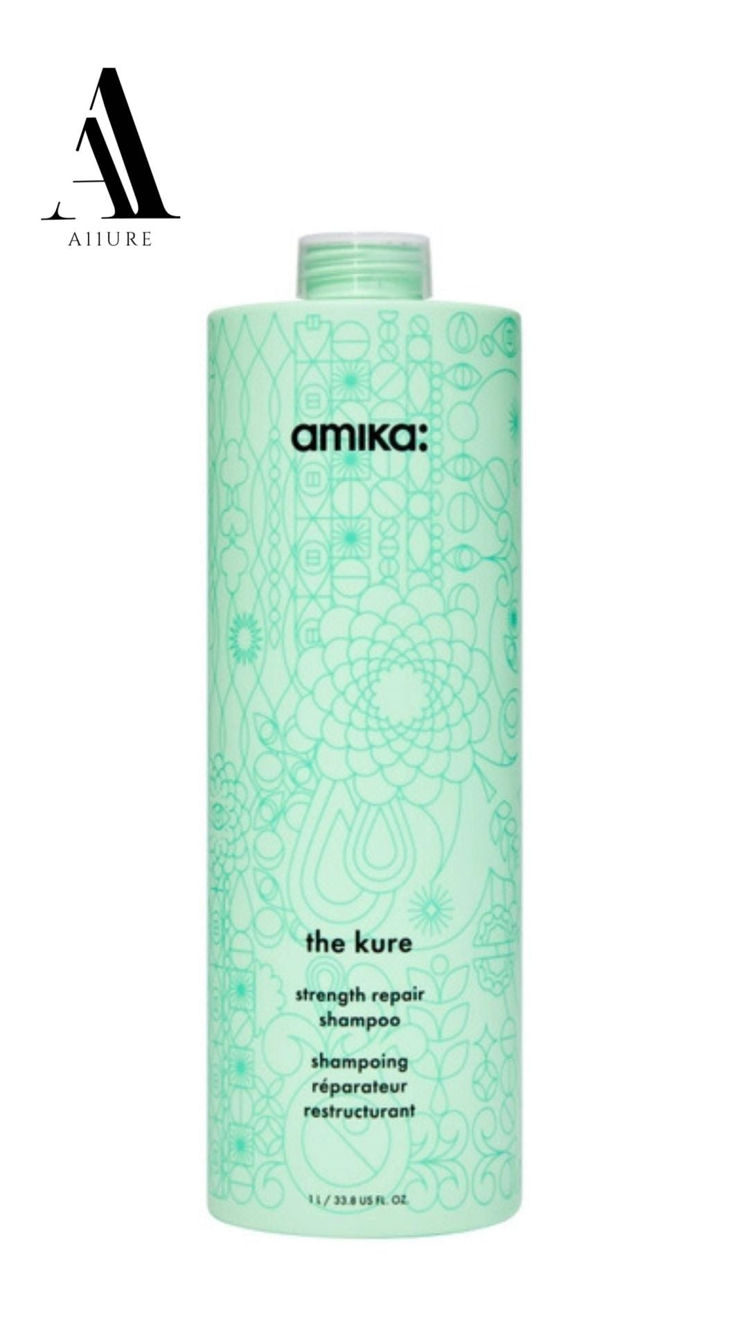 Amika The Kure Strength Repair Shampoo 33.8 fl oz/ 1L