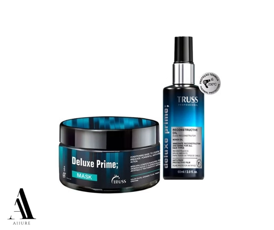 TRUSS Deluxe Prime Mask & Resconstructive Oil Set Bundle