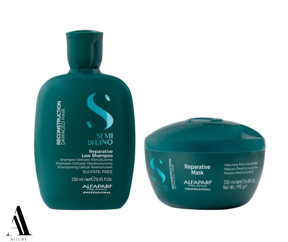Alfaparf Milano Limited-Edition Semi di Lino Reconstruction Shampoo & Mask