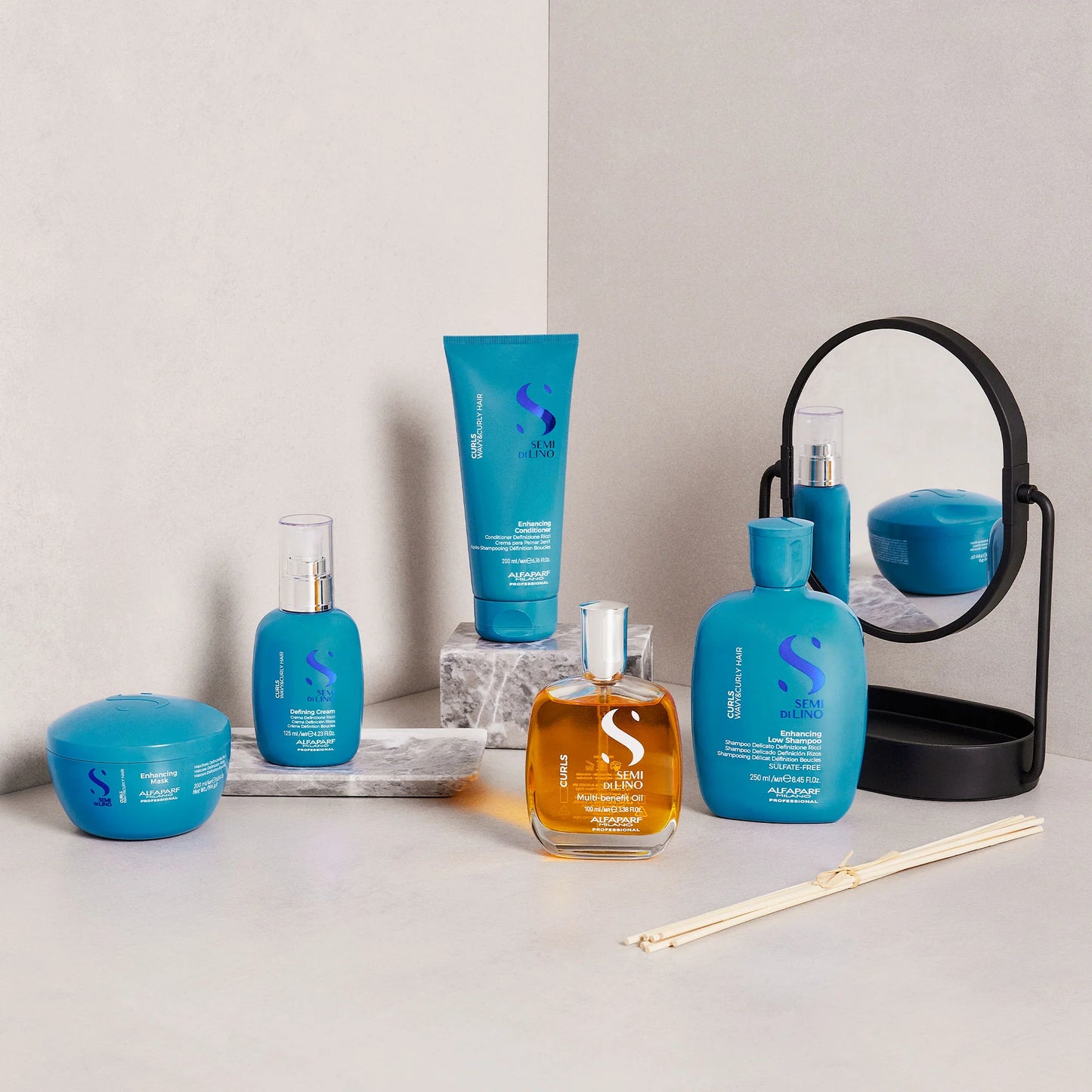 Alfaparf Semi di Lino Curls Multi-Benefit Hair Oil