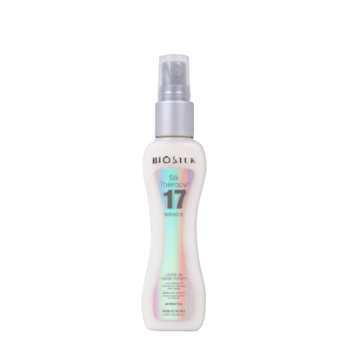 BioSilk Silk Therapy 17 Miracle Leave-In Conditioner 5.64 oz – Multi-Benefit Hair Treatment