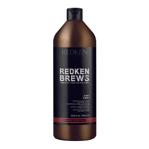 REDKEN Brews 3-in-1 Shampoo, Conditioner & Body Wash For Men