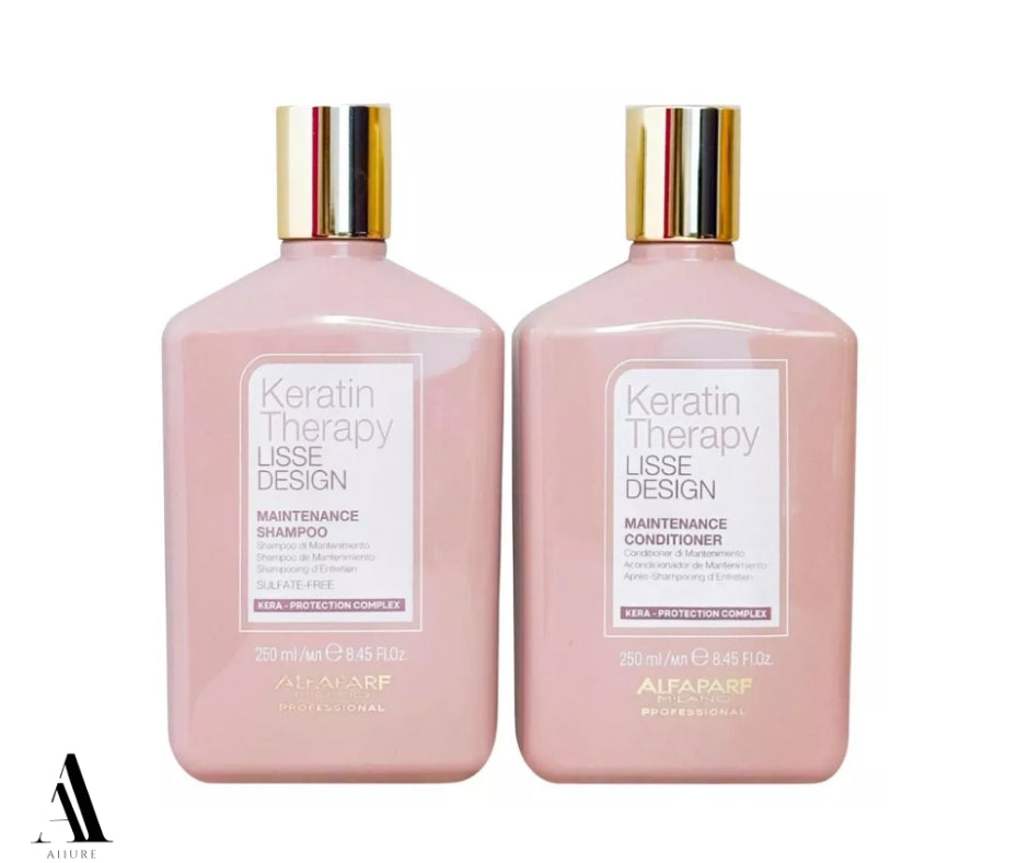 Alfaparf Milano Keratin Therapy Shampoo & Conditioner-Lisse Design
