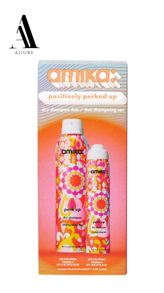 Amika Positively Perked Up Dry Shampoo Duo (Full size & Travel size)