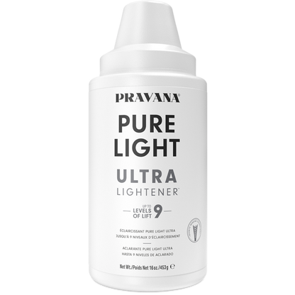 PRAVANA Pure Light Ultra Lightener Up to 9 Levels 24 oz / 680 g – Professional Hair Lightener