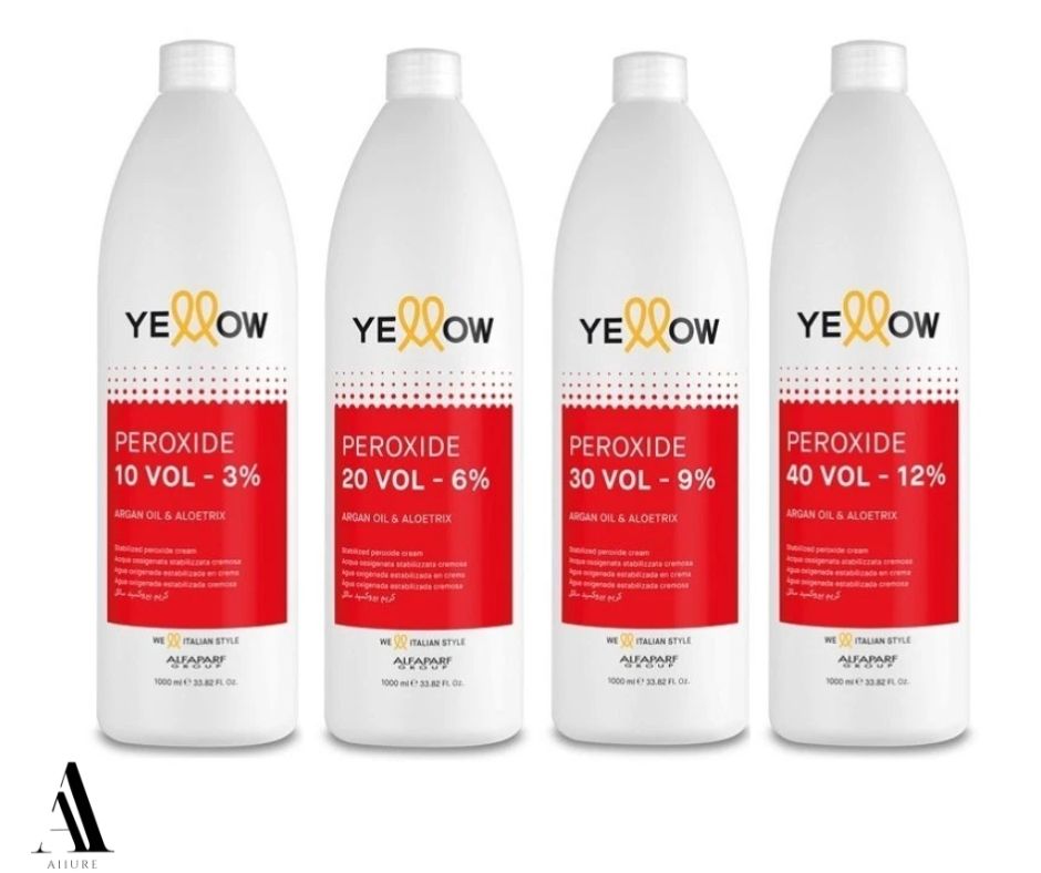 ALFAPARF Yellow Peroxide - All Developer - 1.5%-3%-6%-9%-12% - 1 L / 33.8oz