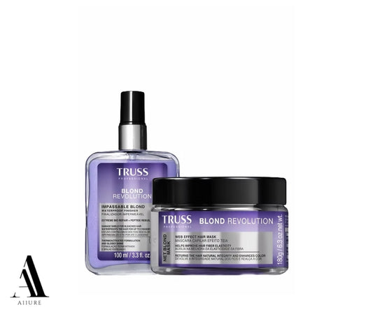 TRUSS Blond Revolution Net Blond Mask 6.3 OZ & Impassable Finisher 3.3 FL.OZ BUNDLE