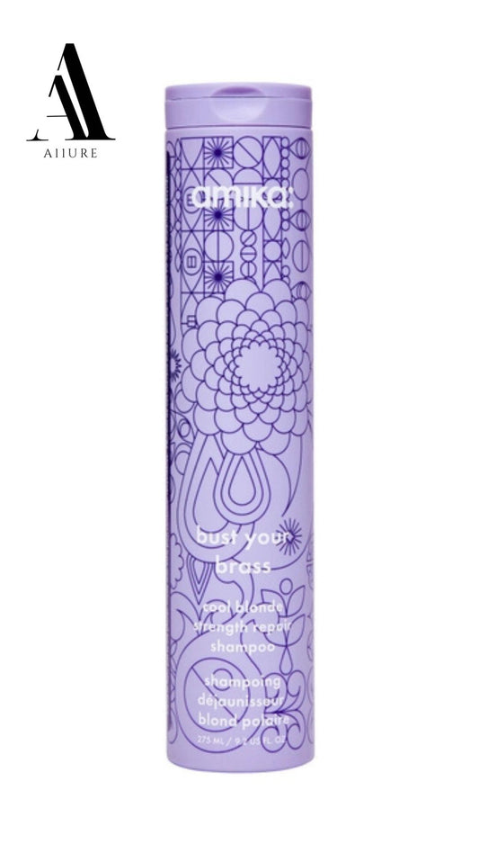 Amika  Bust Your Brass Cool Blonde Strength Repair Shampoo 9.2 fl oz