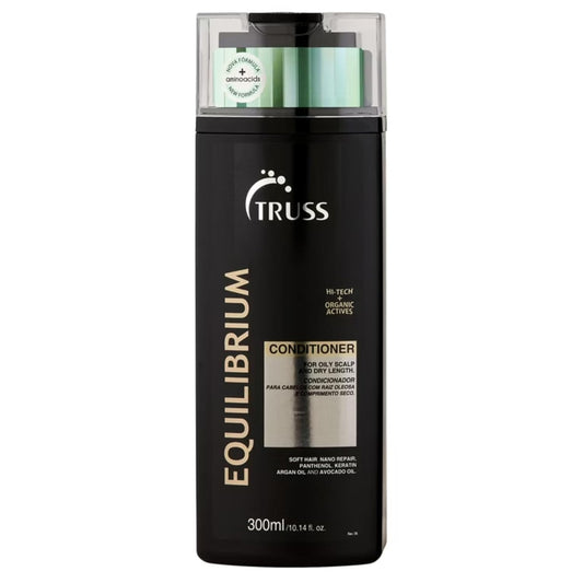 TRUSS Equilibrium Hair Conditioner - Powerful Hair Repair in a Hydrating Conditioner for Damaged Hair - Reduce Excess Oil While Strengthening + Detangling Strands - (300 ml)