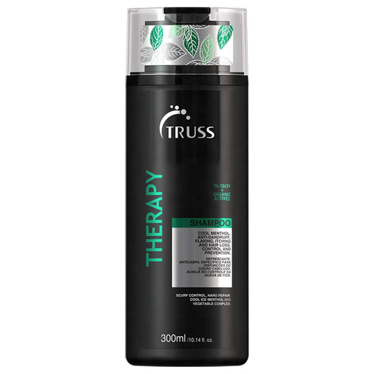 TRUSS Therapy Shampoo - Anti Dandruff Shampoo + Dry Scalp Treatment - Help Prevent Hair Loss and Reduce Oiliness While Protecting Against Dandruff and Allergies (300 ml)