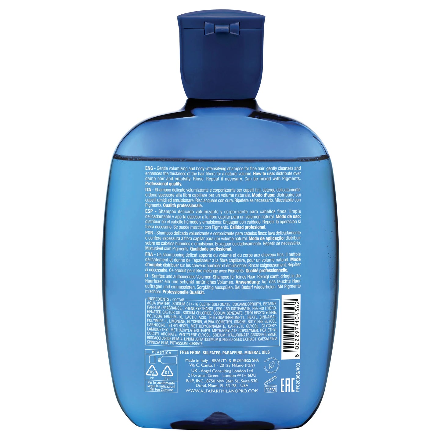 Alfaparf Semi di lino Volume-Sulfate Free Shampoo