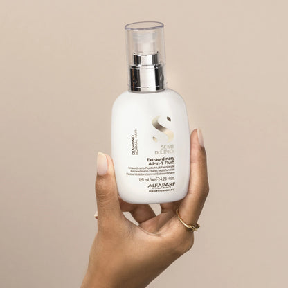 ALFAPARF MILANO Semi Di Lino Diamond Illuminating All-in-1 Fluid with Thermal Protection 4.23 fl oz