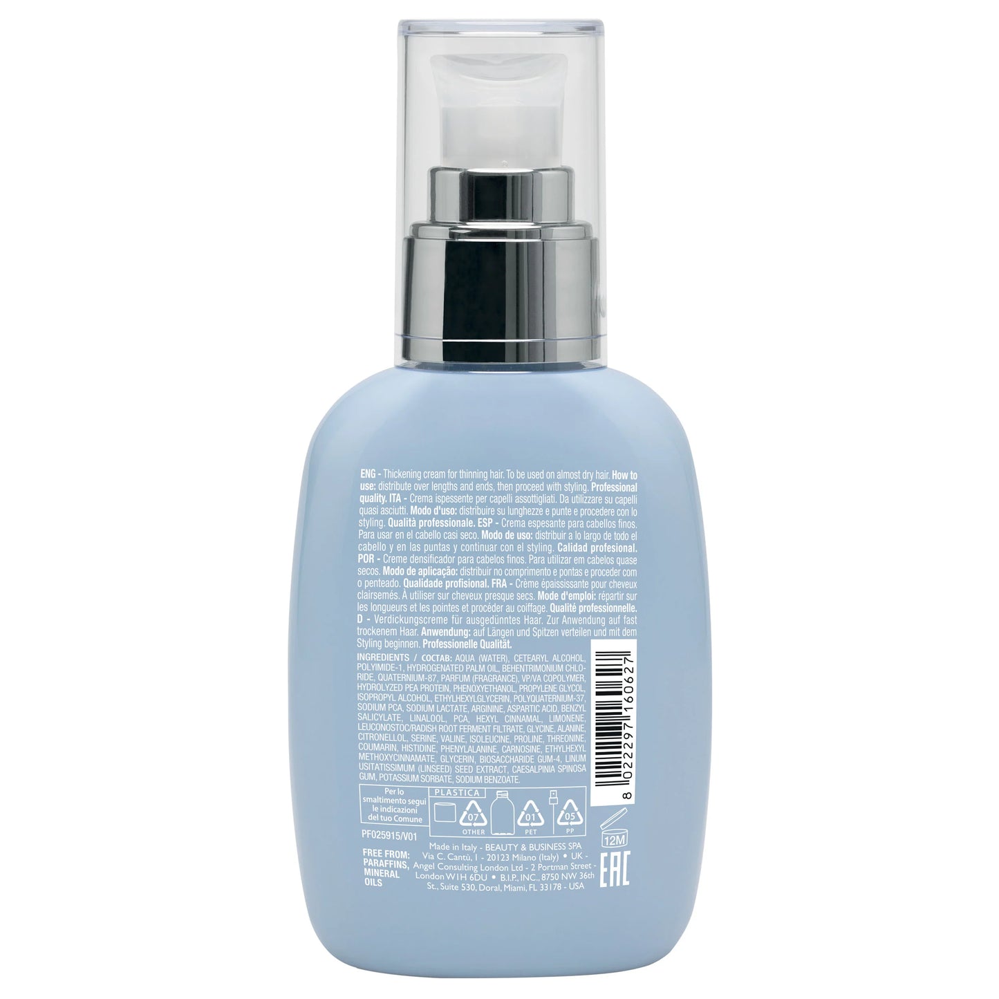 Alfaparf Milano Density Thickening Cream with Thermal Protection