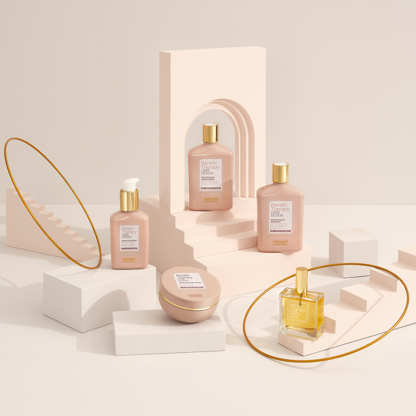 Alfaparf Milano Keratin Therapy Shampoo & Conditioner-Lisse Design
