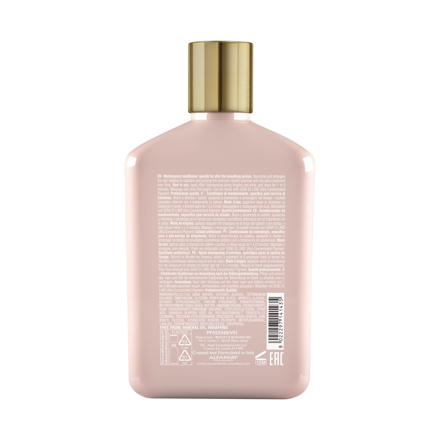 Alfaparf Milano Keratin Therapy Shampoo-Lisse Design