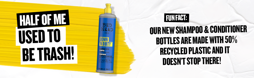 Bed Head by TIGI Down N' Dirty Clarifying Detox Shampoo for Cleansing