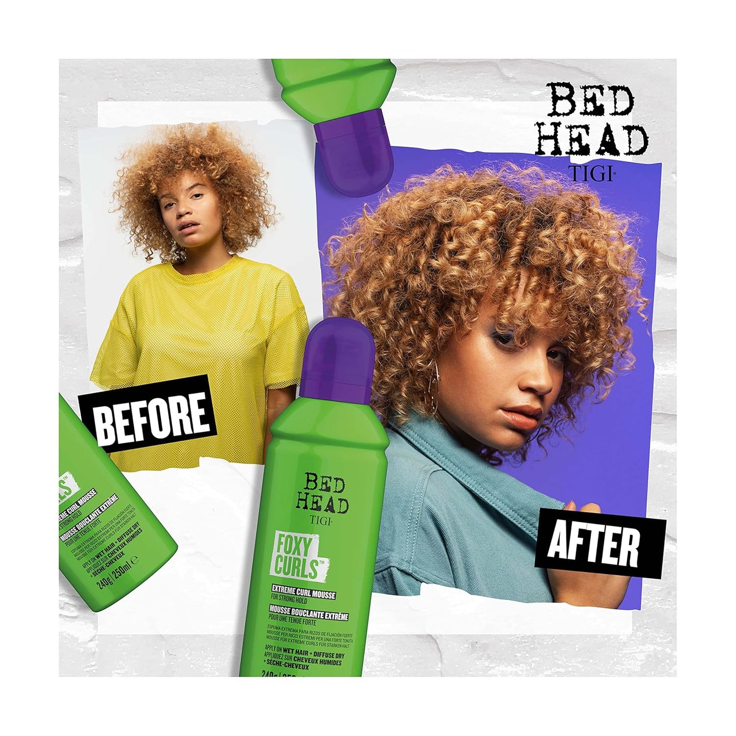 Bed Head by TIGI Foxy Curls Curly Hair Mousse for Strong Hold