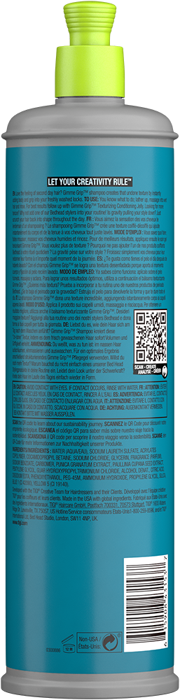 Bed Head TIGI Gimme Grip Texturizing Shampoo for Hair Texture