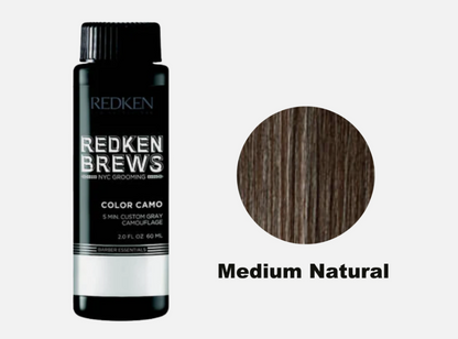 Redken Brews Color Camo 5 Minute Custom Gray Camouflage | Men's Gray Blending Hair Color