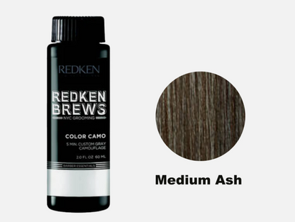 Redken Brews Color Camo 5 Minute Custom Gray Camouflage | Men's Gray Blending Hair Color