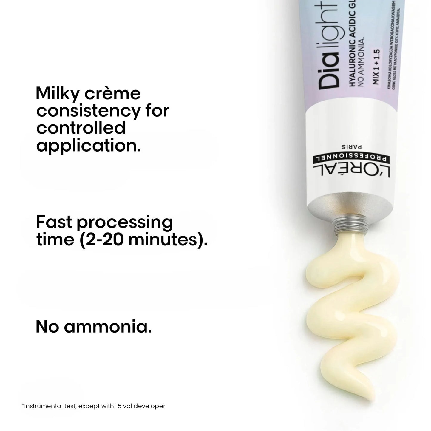 L'OREAL Professionnel DIA Light Ammonia-Free Demi-Permanent Gel-Crème Haircolor - 1.7 oz