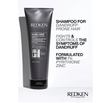 REDKEN Scalp Relief Dandruff Control Shampoo 8.5 oz – Anti-Dandruff Scalp Care