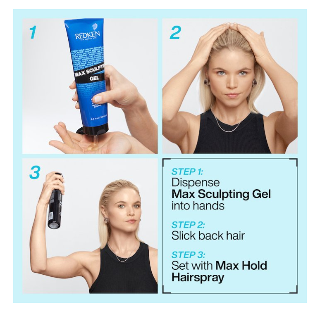 REDKEN Max Sculpting Gel - 8.5 oz