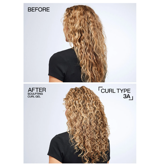 REDKEN Sculpting Curl Gel 8.5 oz – Curl Defining Gel for Wavy & Curly Hair