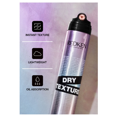 REDKEN Dry Texture Finishing Spray 8.5 oz | Lightweight Volumizing Texturizing Hair Spray
