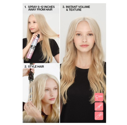 REDKEN Dry Texture Finishing Spray 8.5 oz | Lightweight Volumizing Texturizing Hair Spray