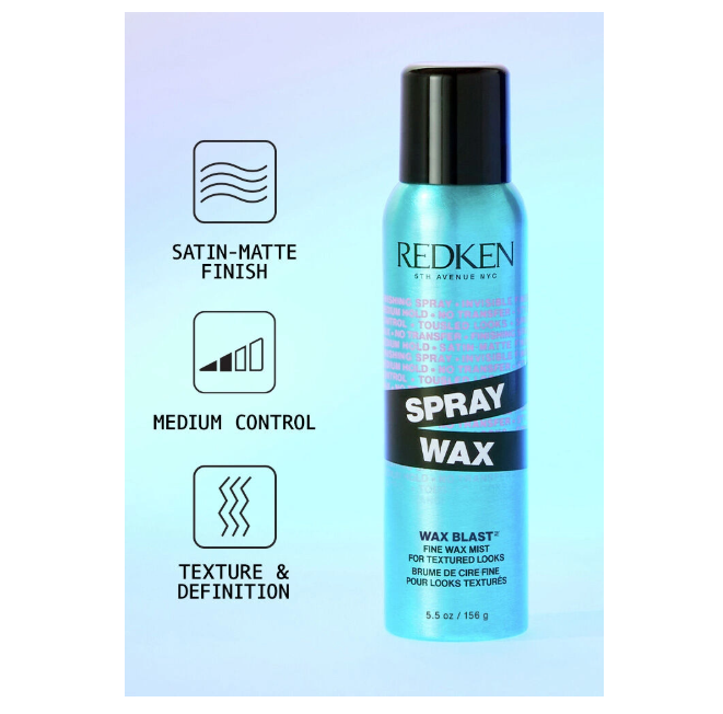 REDKEN Spray Wax Texture Mist 5.5 oz – Texturizing Wax Spray