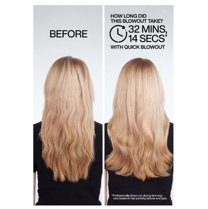 REDKEN Quick Blowout Heat Protecting Blowdry Spray 4.2 oz – Lightweight Blow Dry Primer