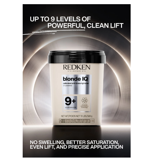 REDKEN Blonde IQ 9+ Calibrated Anti-Brass Lightener