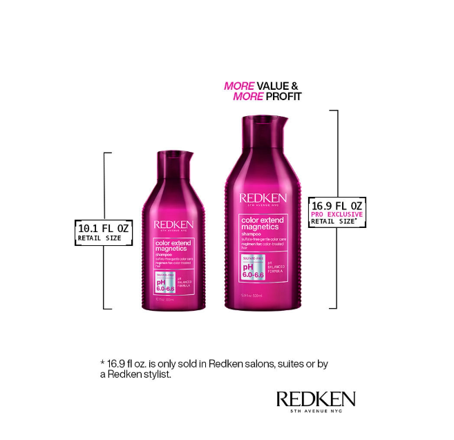 REDKENvColor Extend Magnetics Sulfate Free Shampoo for Color Treated Hair