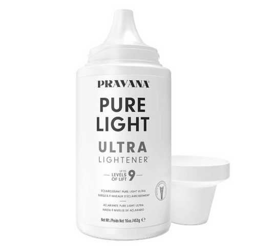 PRAVANA Pure Light Ultra Lightener Up to 9 Levels 24 oz / 680 g – Professional Hair Lightener
