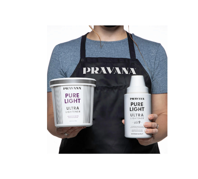 PRAVANA Pure Light Ultra Lightener Up to 9 Levels 24 oz / 680 g – Professional Hair Lightener