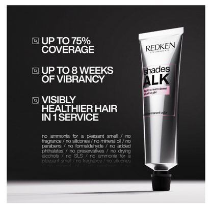 REDKEN Shades ALK Alkaline Demi 1.5 oz - Demi-Permanent Hair Color