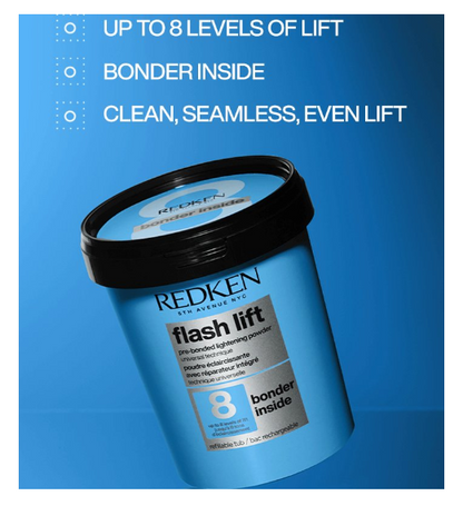 REDKEN Flash Lift 8 Lightener | Professional High-Performance Hair Lightener