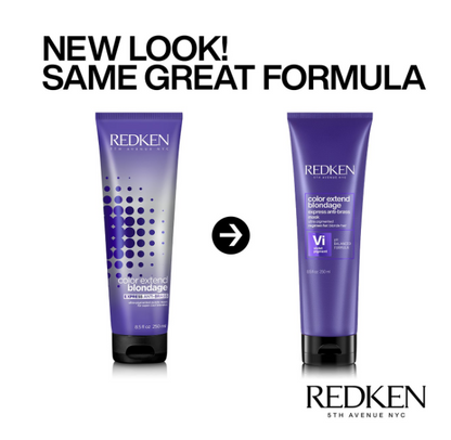 REDKEN Color Extend Blondage Express Anti-Brass Purple Hair Mask - 8.5 oz