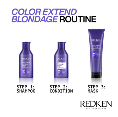 REDKEN Color Extend Blondage Express Anti-Brass Purple Hair Mask - 8.5 oz