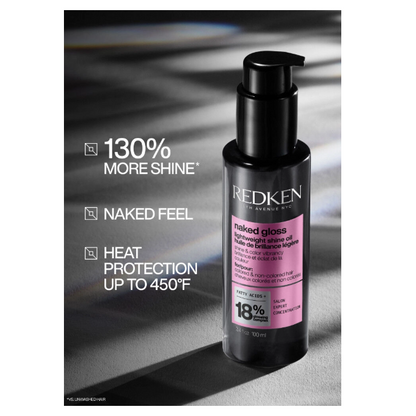 REDKEN Naked Gloss Lightweight Shine Oil - 3.4 oz