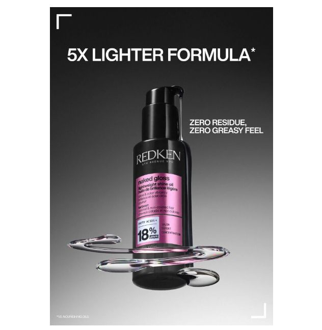 REDKEN Naked Gloss Lightweight Shine Oil - 3.4 oz