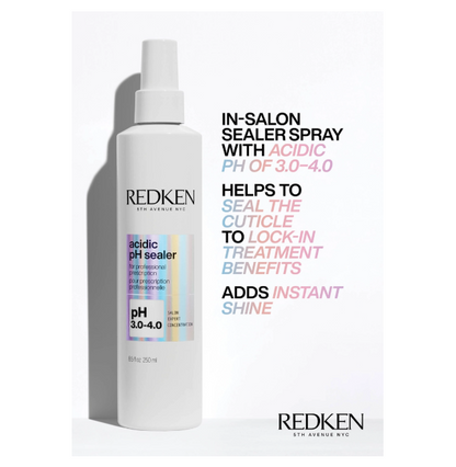 REDKEN Acidic pH Sealer – Salon Exclusive Customizable Treatment 8.5 oz