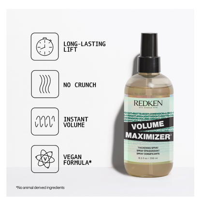 REDKEN Volume Maximizer Thickening Spray - 8 oz