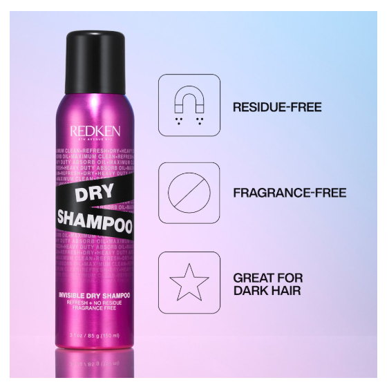 REDKEN Invisible Dry Shampoo - No Residue, No Fragrance Dry Shampoo - 3.1 oz