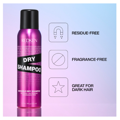 REDKEN Invisible Dry Shampoo - No Residue, No Fragrance Dry Shampoo - 3.1 oz