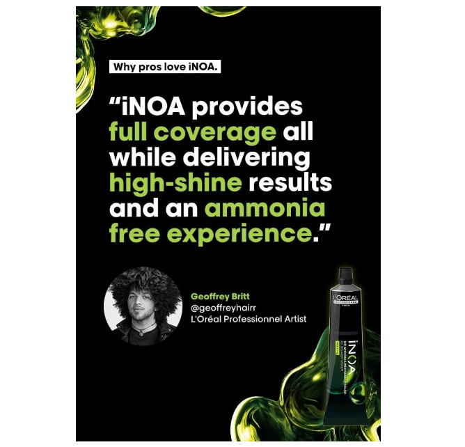 L'OREAL Professionnel iNOA No Ammonia Permanent Haircolor - 2.1 oz