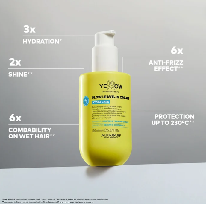 ALFAPARF MILANO Yellow Hydra Care Glow Leave-in Cream - 5.07 oz