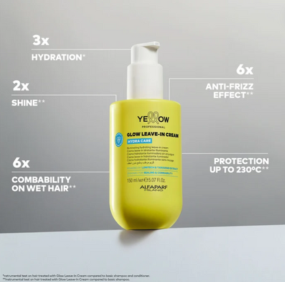 ALFAPARF MILANO Yellow Hydra Care Glow Leave-in Cream - 5.07 oz