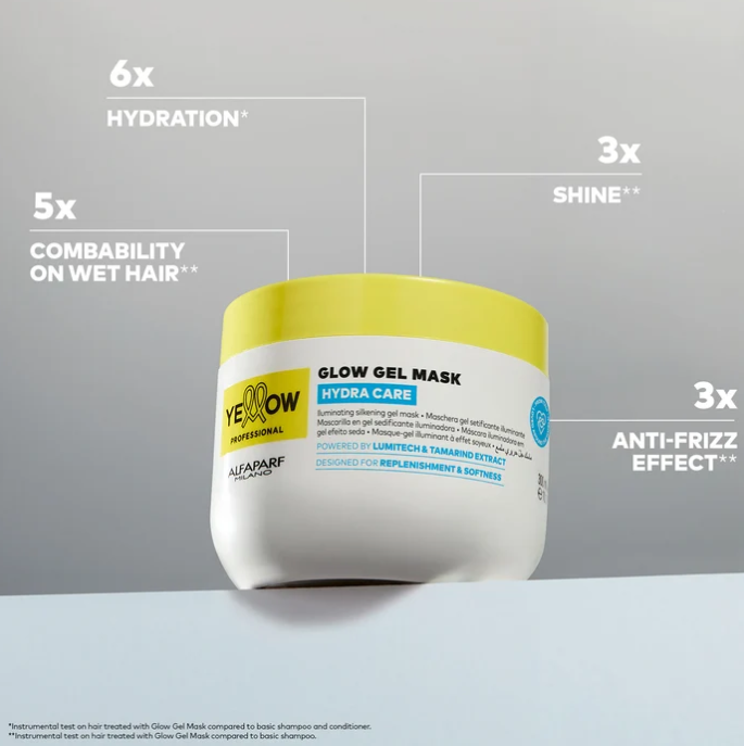 ALFAPARF MILANO Yellow Hydra Glow Gel Mask - 300ml
